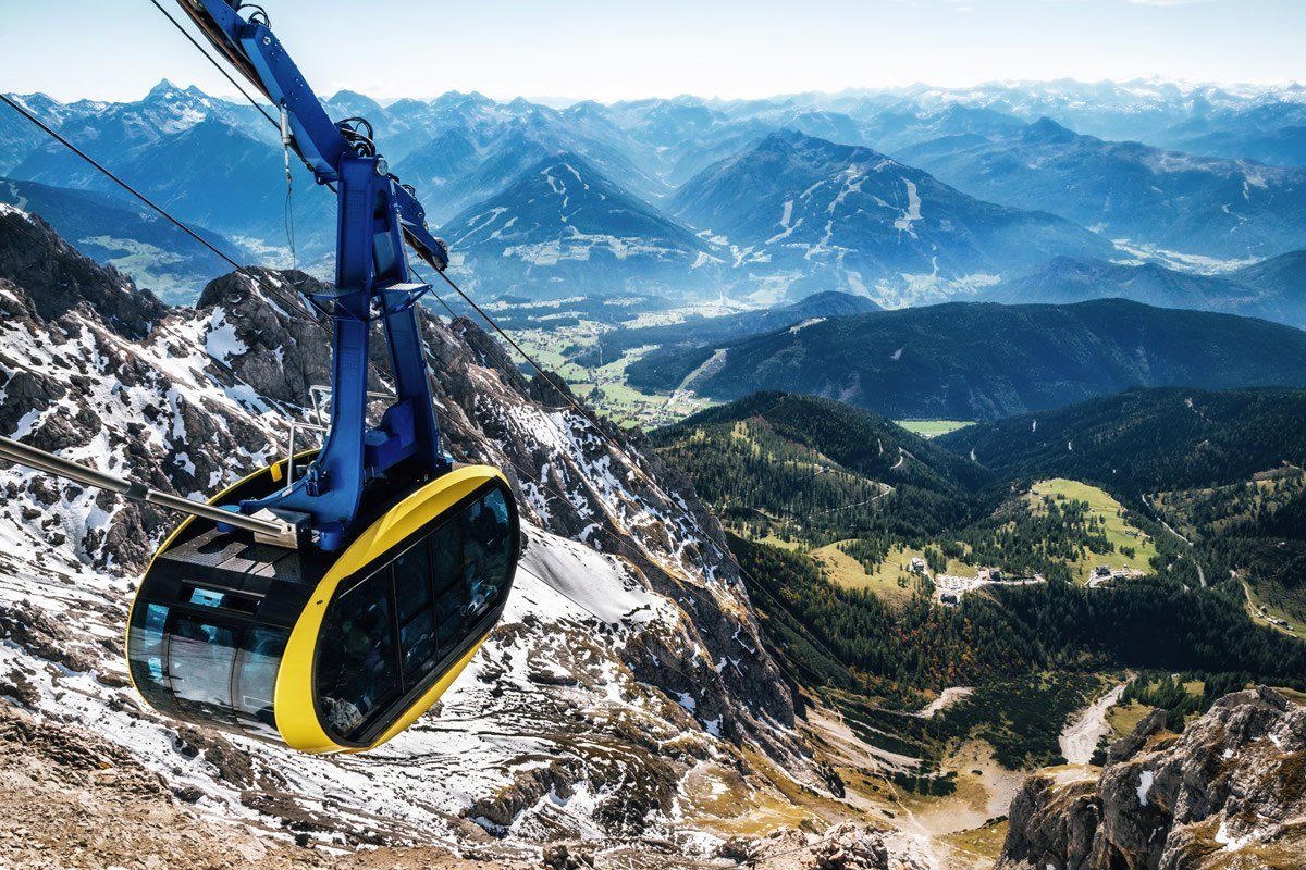 Ausflug nach Ramsau am Dachstein - mit der Gondel auf den Dachstein Gletscher